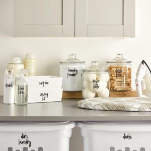 Laundry Labels for Jars & Containers - 141 Count