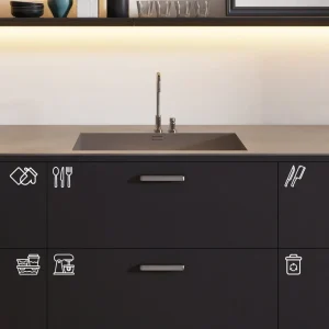 Kitchen Utensil Labels, Kitchen Utensil Icon Decals, Pantry Decals, Kitchen Drawers Vinyl Decals, Kitchen Organizing Labels