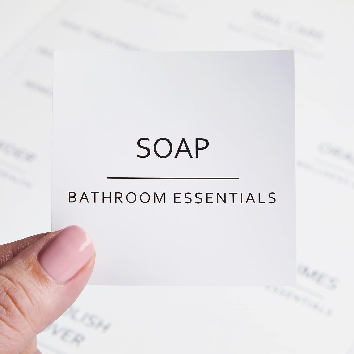 Minimalist Bathroom Labels for Organizing - 174 Labels - Image 7