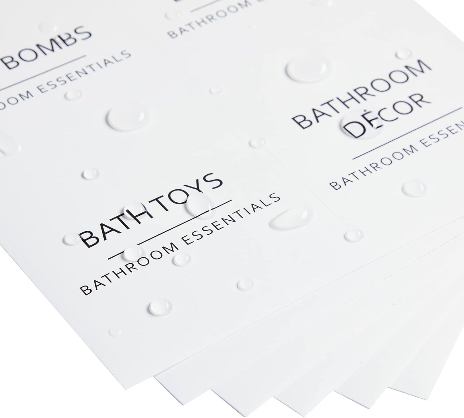 Minimalist Bathroom Labels for Organizing - 174 Labels - Image 9